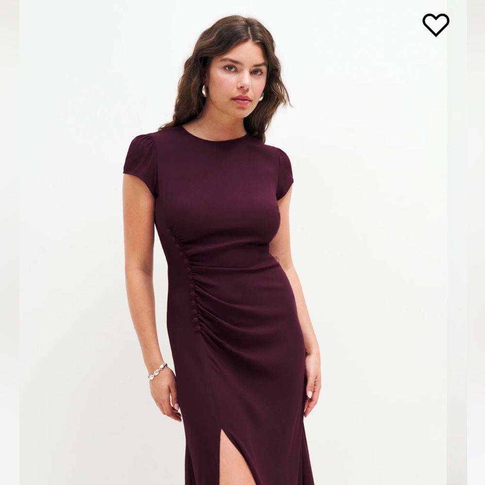 Reformation Frasier Dress - Prune, 8